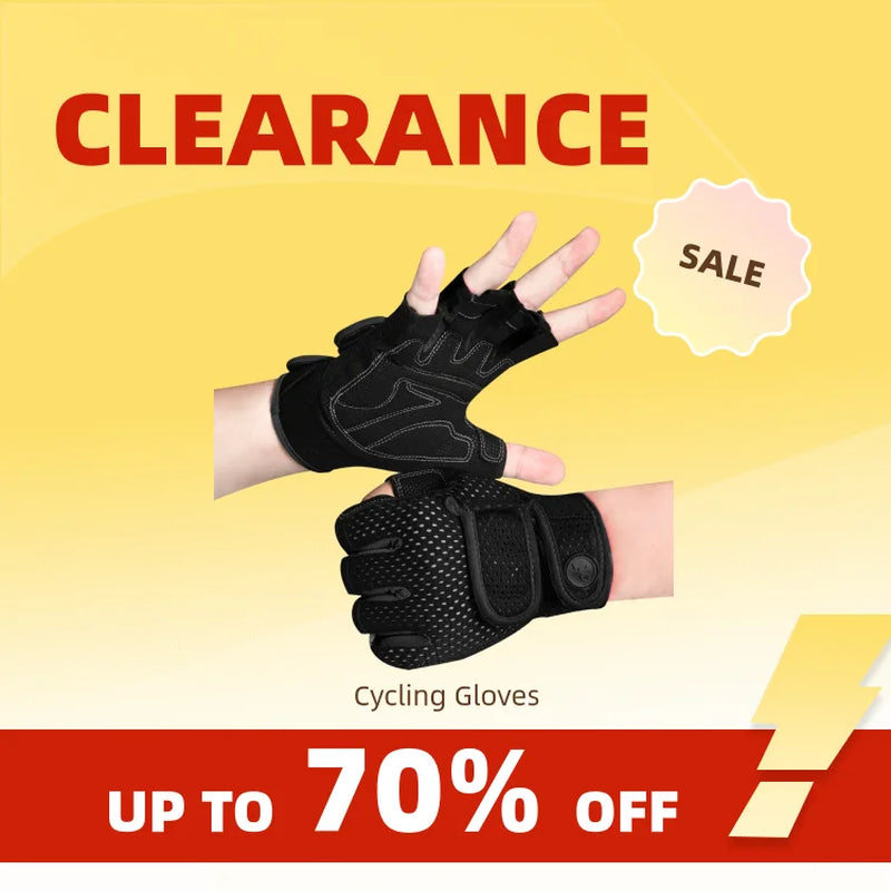 Clearance_ Workout Gym Gloves Men Women,3Mm SBR Pads,Half Finger Weight Lifting Exercise Fitness Gloves for Training,Pull